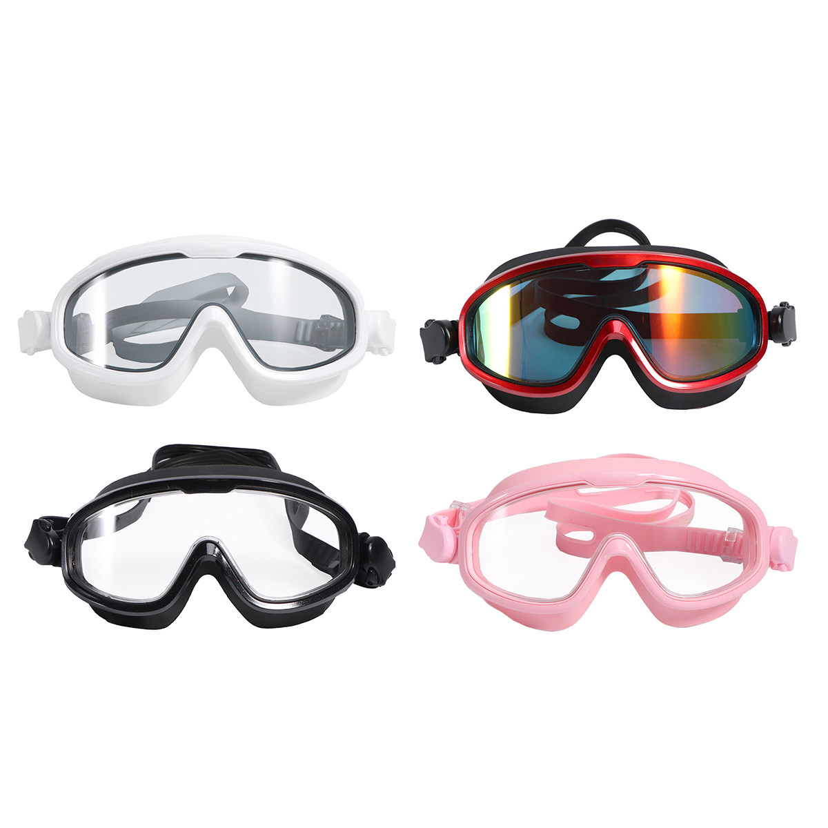 White Waterproof Swim Goggles  - Goggles Swim 评论和价格
