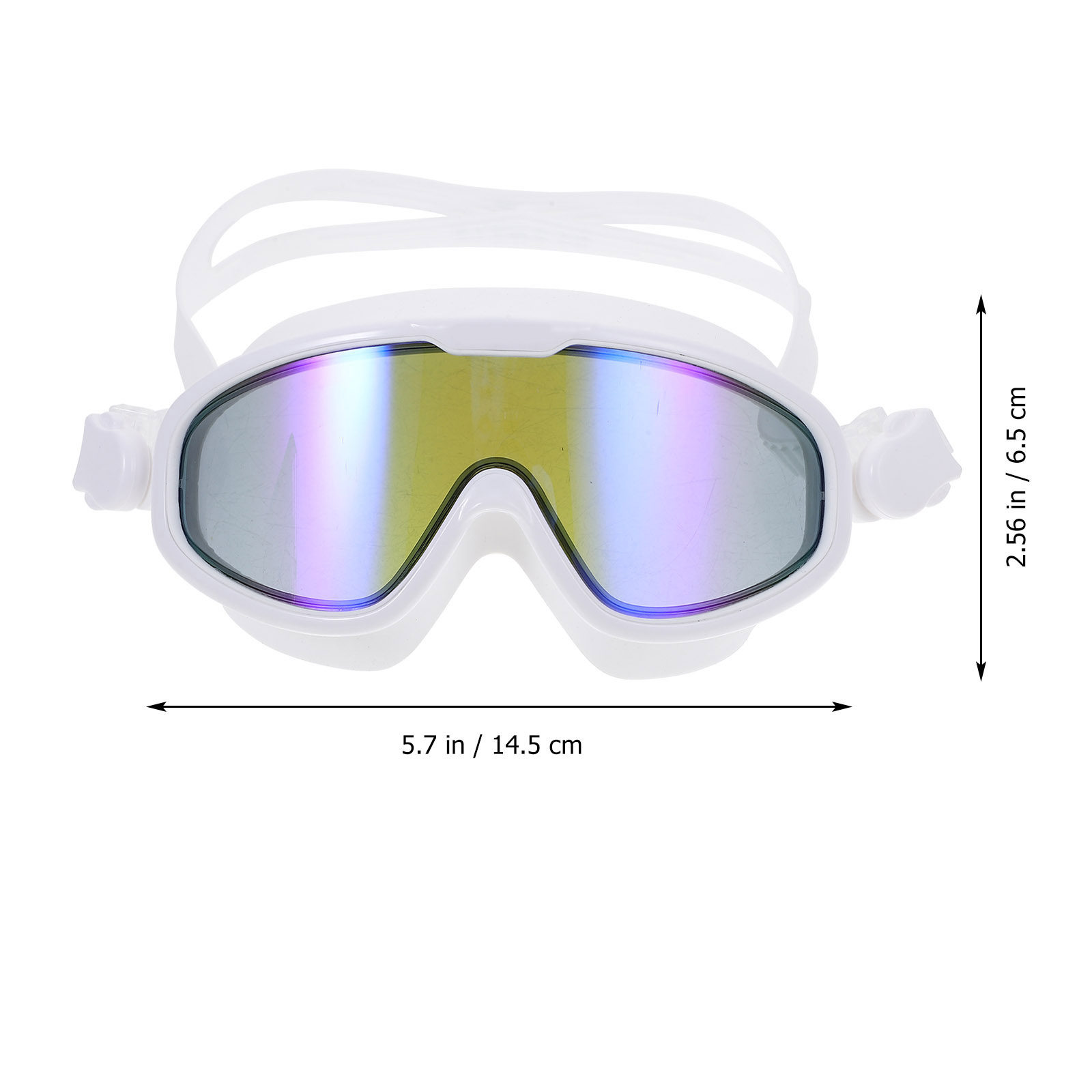 White Waterproof Swim Goggles  - Goggles Swim 评论和价格