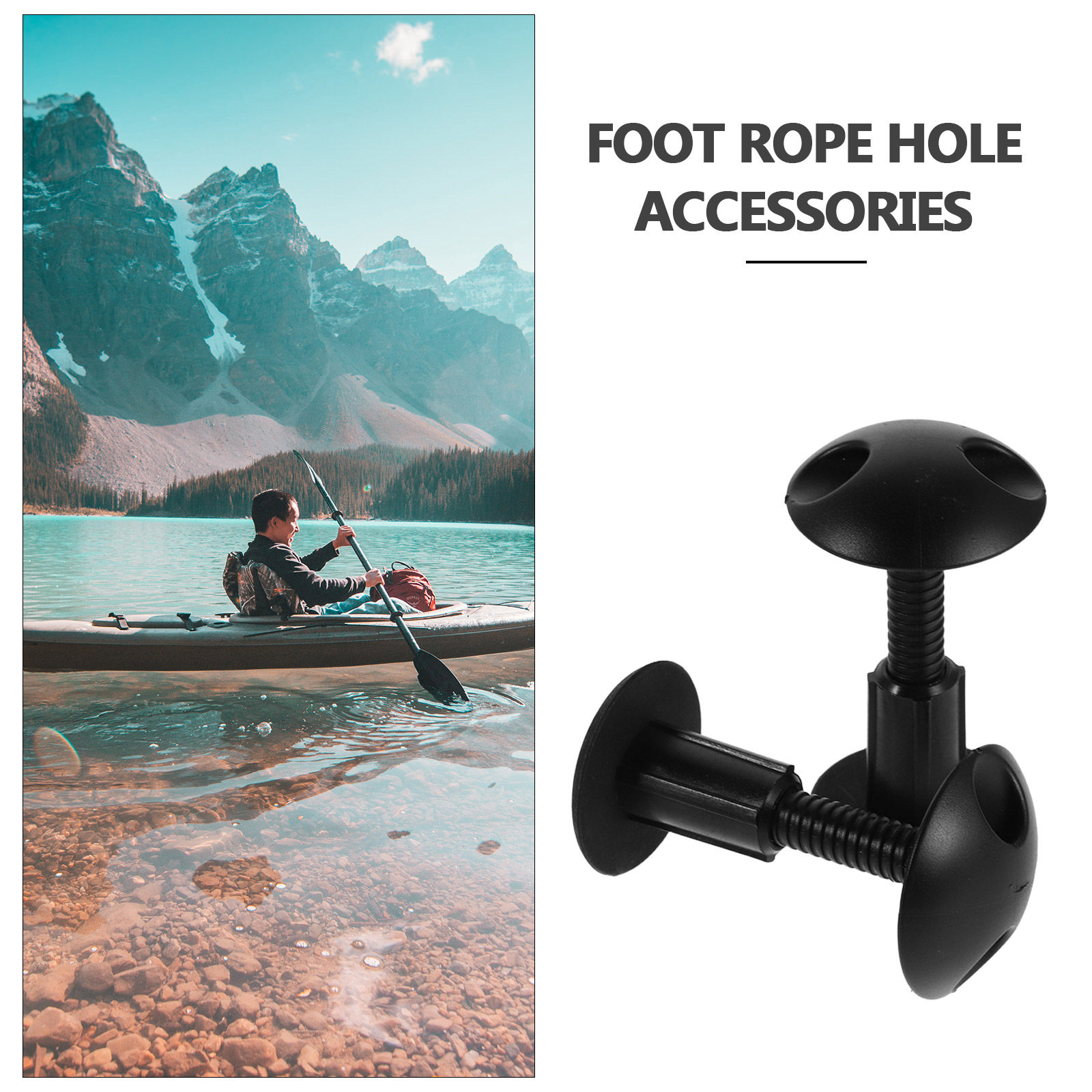 2Pcs Black Plastic Surfboard P - Surfboard Leash 评论和价格