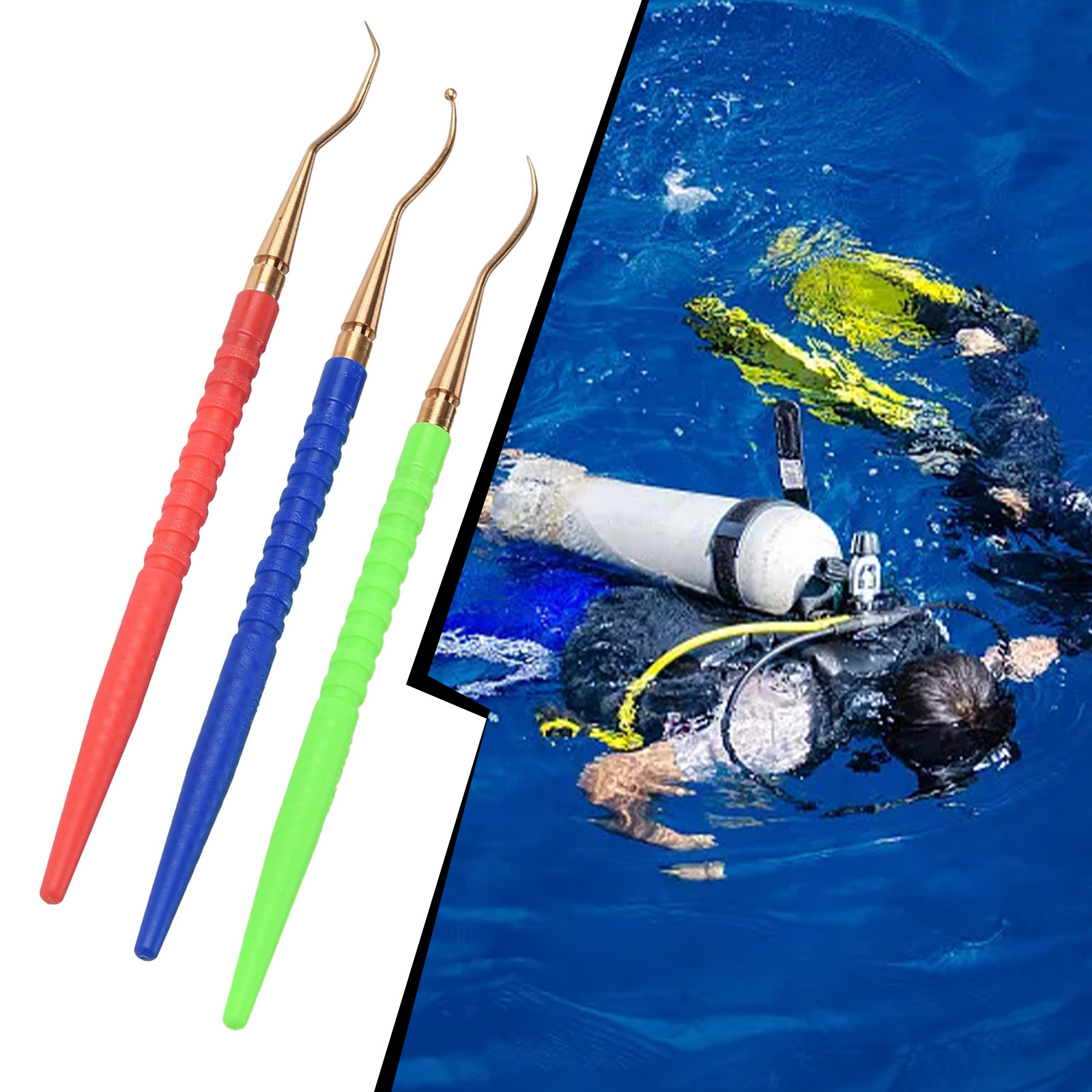 3Pcs Brass O-Ring Remover Pick - Snorkel Set 评论和价格