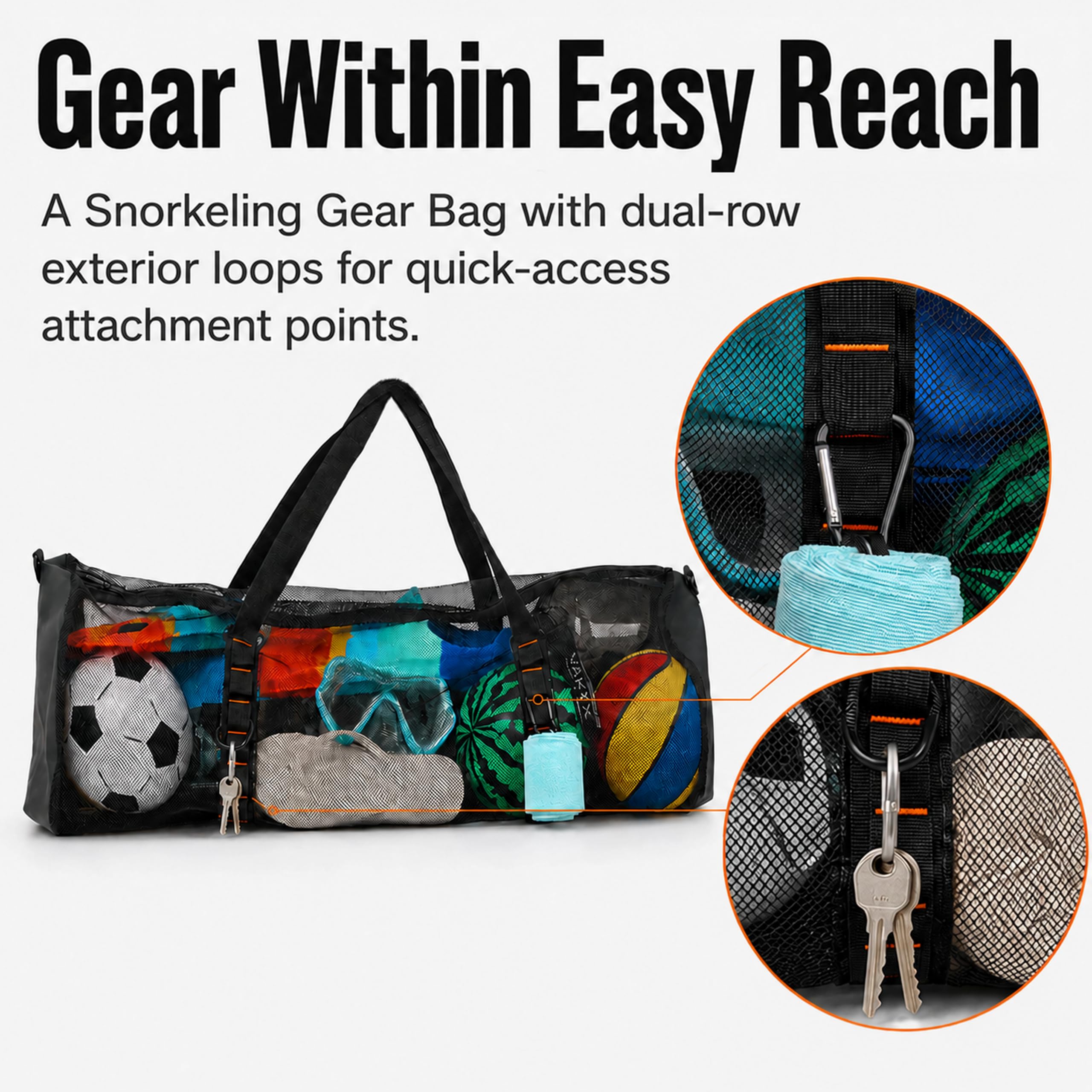 113L & 43L Mesh Scuba Travel D - Snorkeling Gear 评论和价格