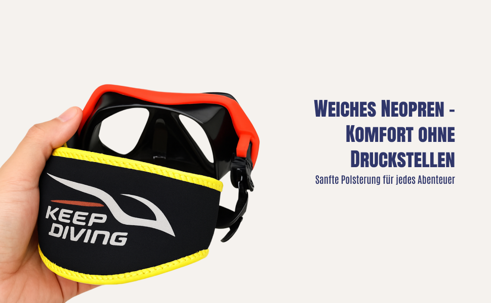 Diving Mask Strap Cover Neopre - Diving Mask 评论和价格