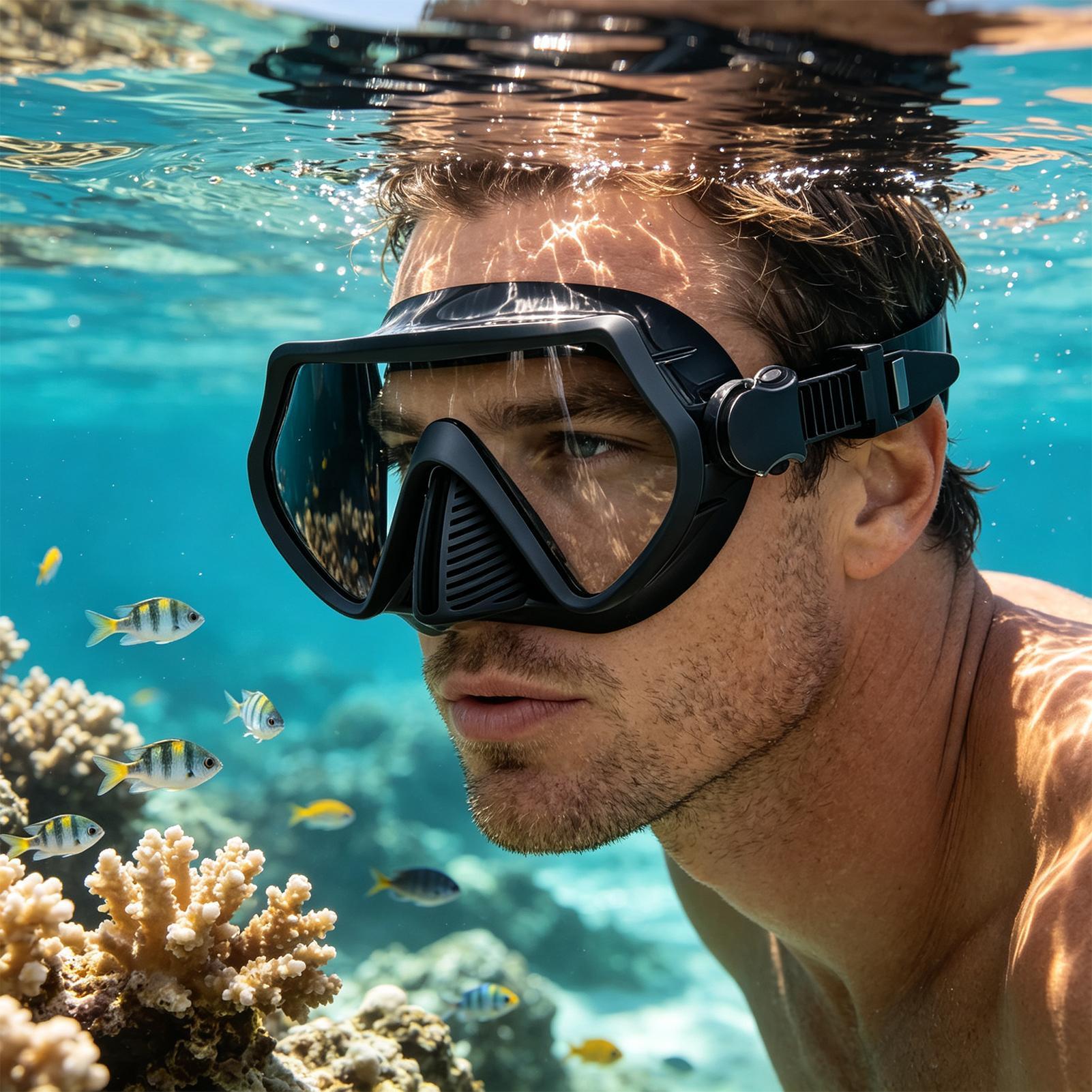 Dive Goggles Anti-Fog High Def - Goggles Swim 评论和价格