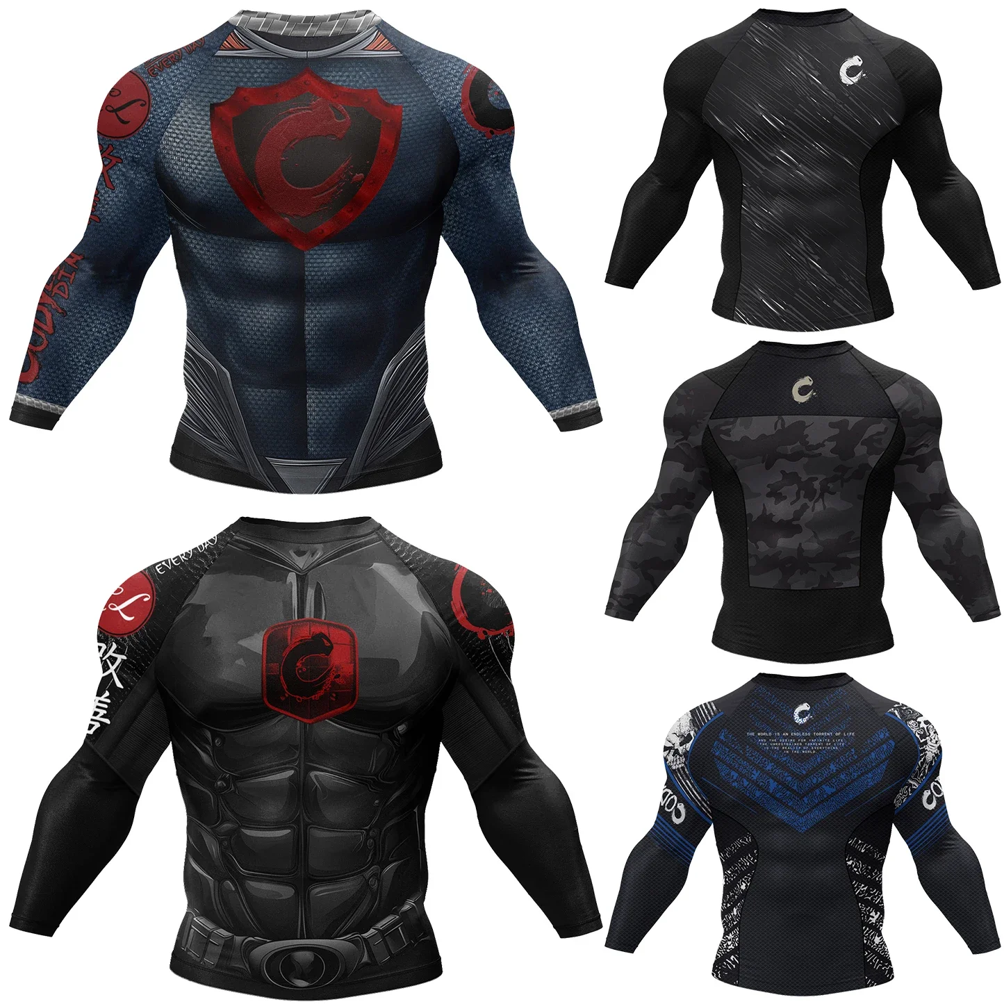 Men Cody Lundin MMA T-shirt 3D - Rash Guard 评论和价格