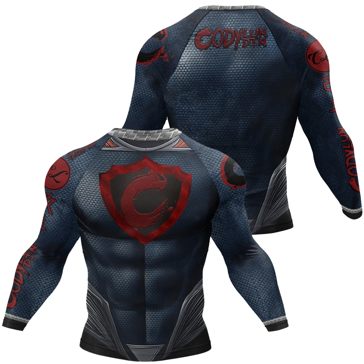 Men Cody Lundin MMA T-shirt 3D - Rash Guard 评论和价格