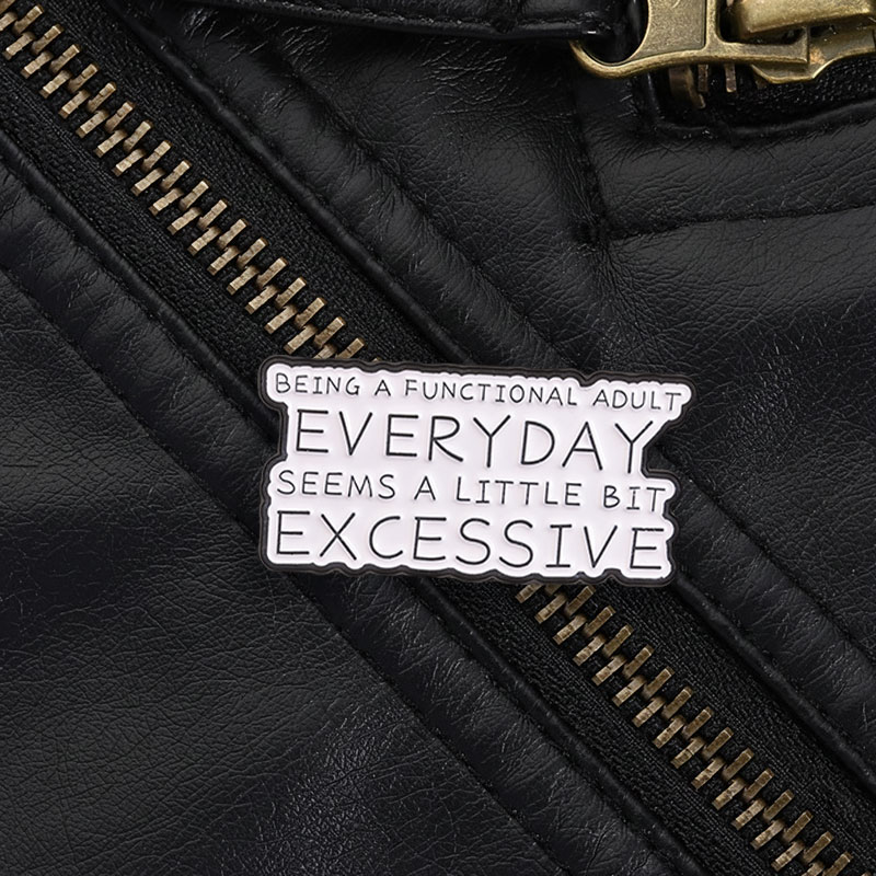 Humorous Adult Meme Enamel Bro - Life Jacket 评论和价格
